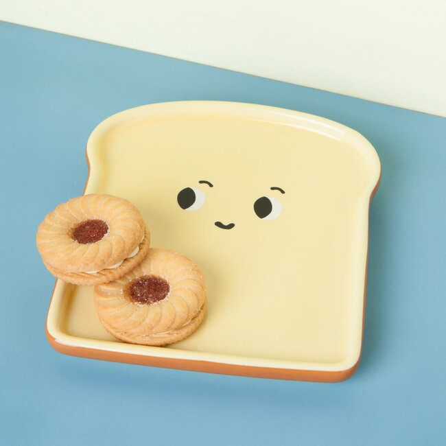 Funny Foods Shaped Dish - Toast