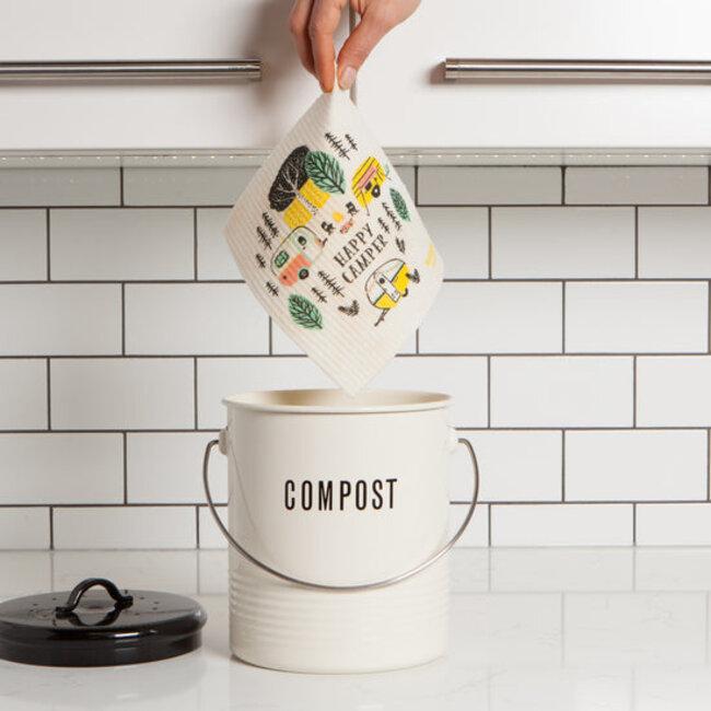 Happy Camper Swedish Sponge Cloth