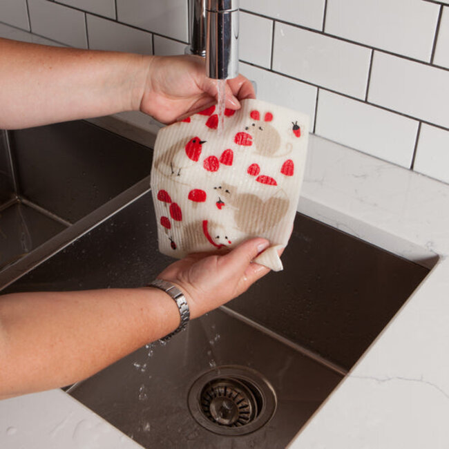 Danica Imports Toadstool Time Swedish Sponge Cloth