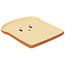 Danica Imports Funny Foods Shaped Dish - Toast