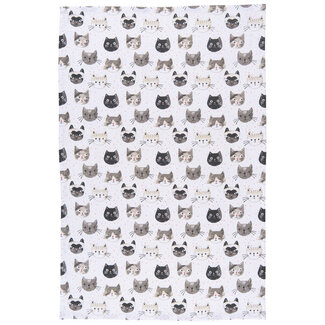 Cats Meow Cotton Dishtowel