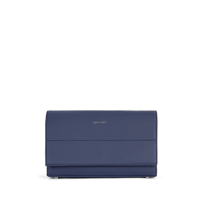 Matt & Nat Emi Grain Crossbody in Blueberry