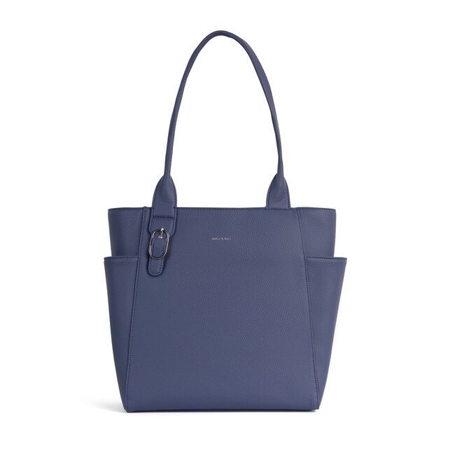 Matt & Nat Iona Grain Tote Bag in Blueberry