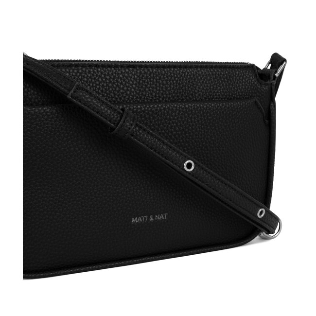 Matt & Nat Ivy Grain Crossbody in Black
