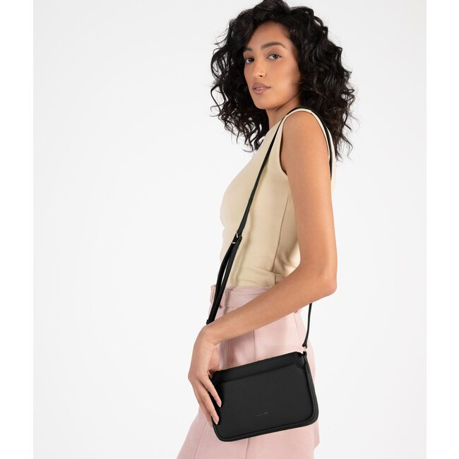 Matt & Nat Ivy Grain Crossbody in Black