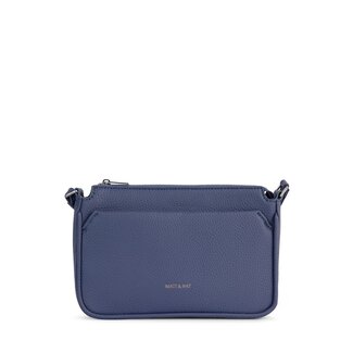 Matt & Nat Ivy Grain Crossbody in Blueberry