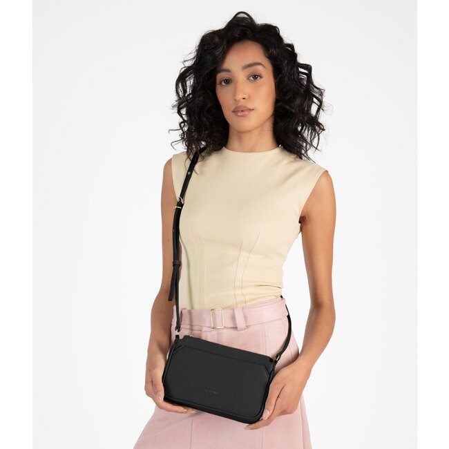 Matt & Nat Ivy Grain Crossbody in Blueberry