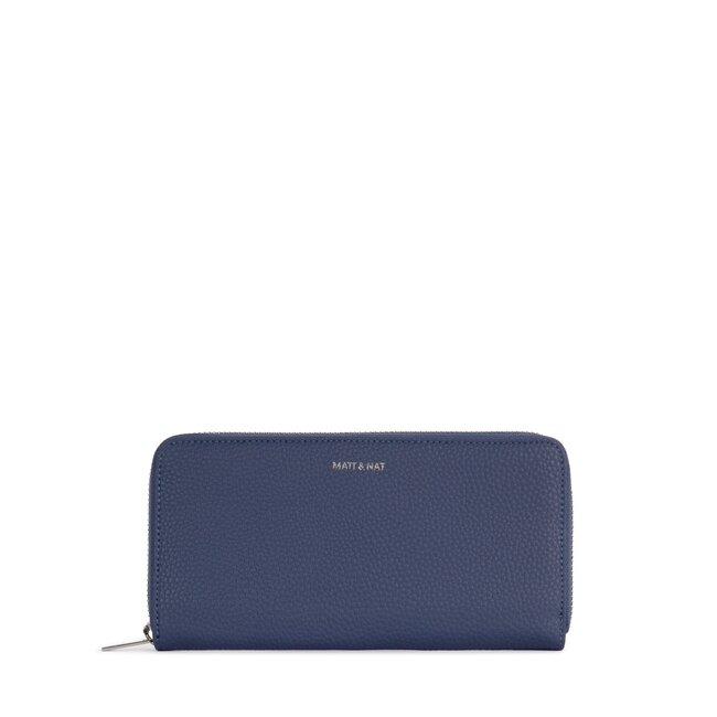Matt & Nat Central Grain Wallet in Blueberry