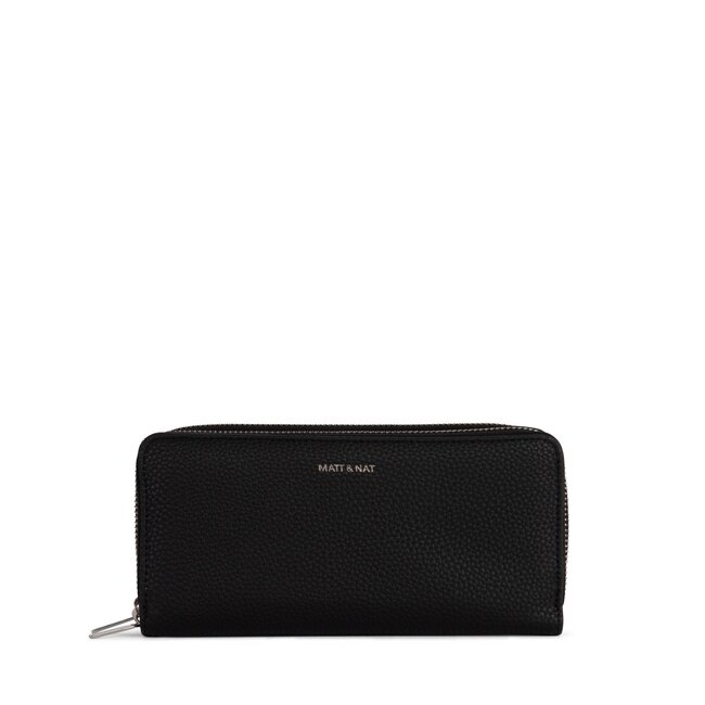 Matt & Nat Sublime Grain Wallet in Black
