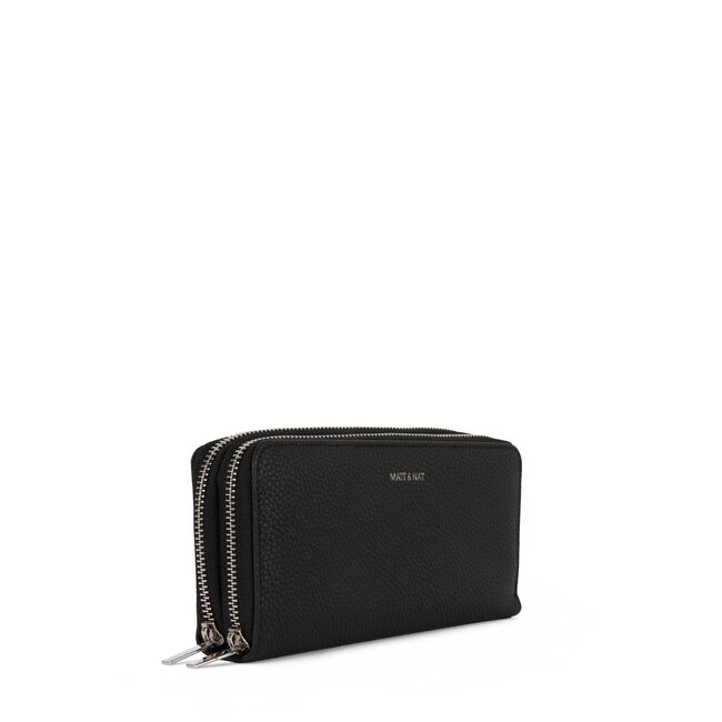 Matt & Nat Sublime Grain Wallet in Black