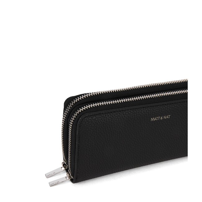 Matt & Nat Sublime Grain Wallet in Black