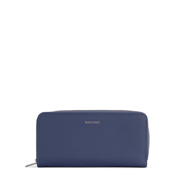 Matt & Nat Sublime Grain Wallet in Blueberry