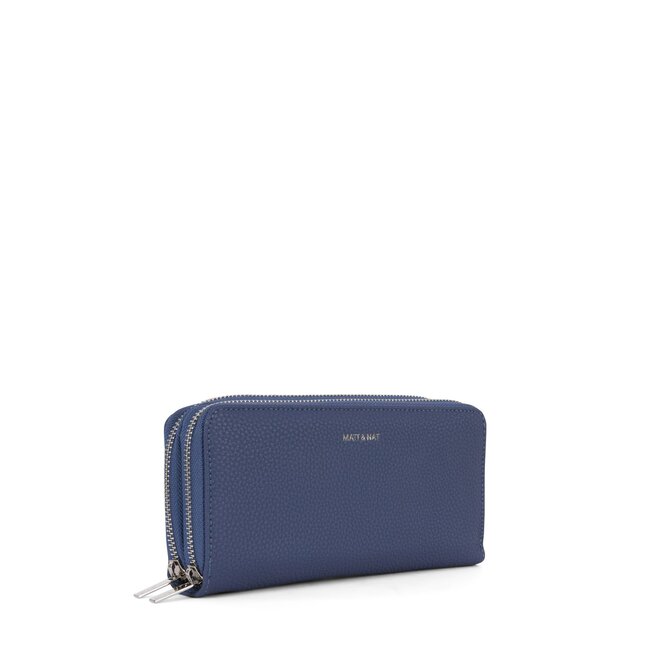 Matt & Nat Sublime Grain Wallet in Blueberry