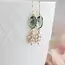 A Pocket of Posies Sparkling Crystal Earrings - Leaf Earring - Erinite Green