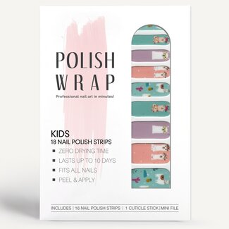 Polish Wrap Kids Nail Polish Strips - Awesome Alpaca