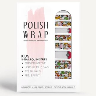 Polish Wrap Kids Nail Polish Strips - Gotta Catch em All
