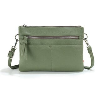 CoLab Sarah Crossbody/Clutch in Fennel