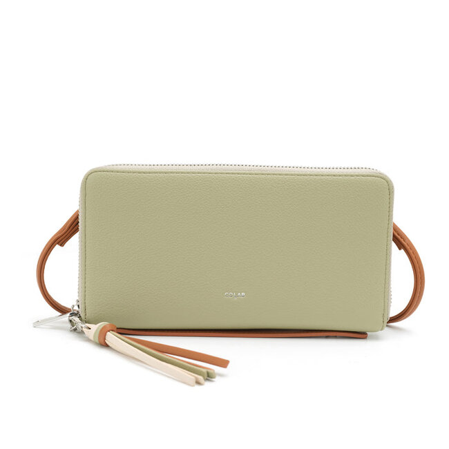 CoLab Alexx Wallet Crossbody - Light Green