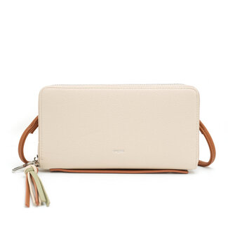 CoLab Alexx Wallet Crossbody in Ecru