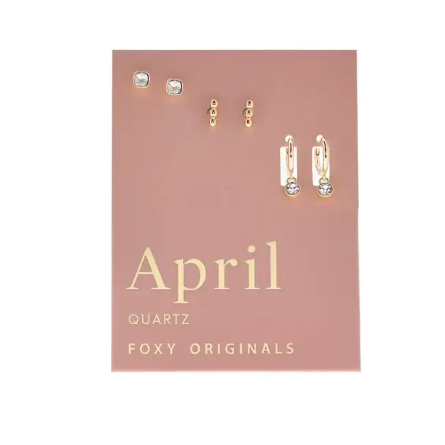 Foxy Originals Birthstone Earrings (more colours)