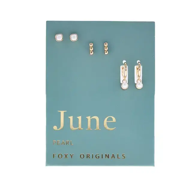 Foxy Originals Birthstone Earrings (more colours)