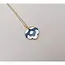 Rosa Pietsch Anna Retro Flower Mini Pendant: Metallic