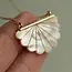 Silk Purse, Sow's Ear Mother of Pearl Scallop Necklace