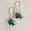 Silk Purse, Sow's Ear Bluebell Earrings