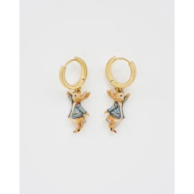 Fable England Peter Rabbit Cotton Tail Earrings