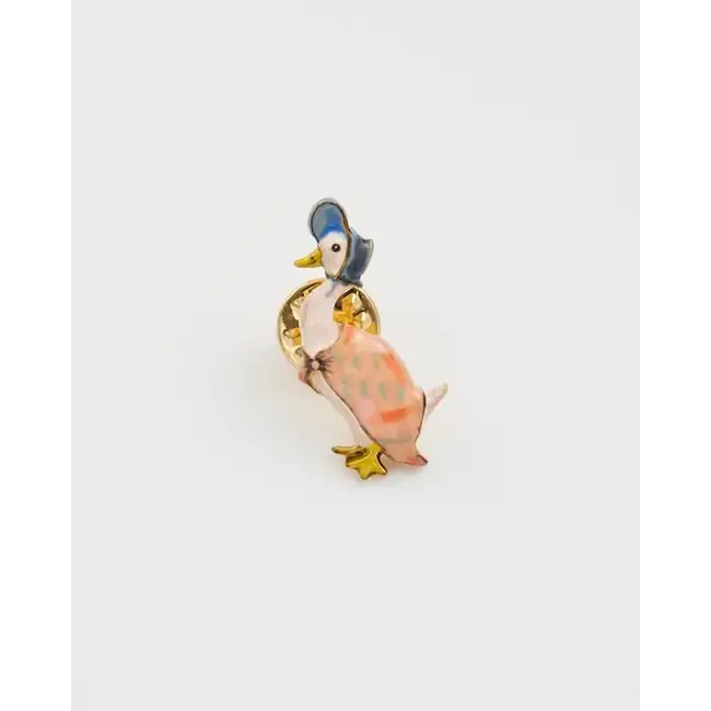 Fable England Peter Rabbit Jemima Puddle-Duck Brooch