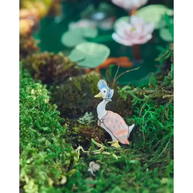 Fable England Peter Rabbit Jemima Puddle-Duck Brooch