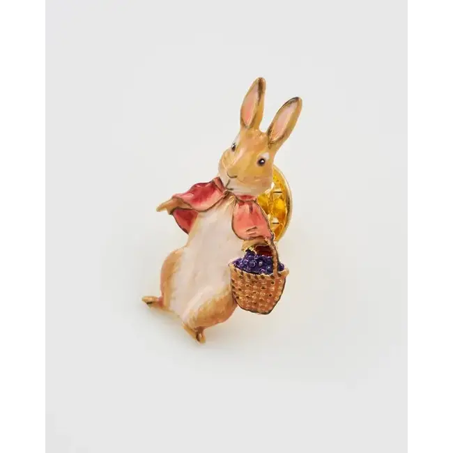 Fable England Peter Rabbit Cotton-tail Brooch