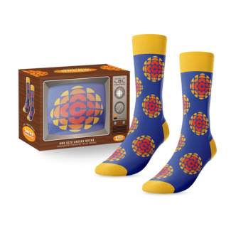 Main and Local CBC Retro Logo "TV" Socks