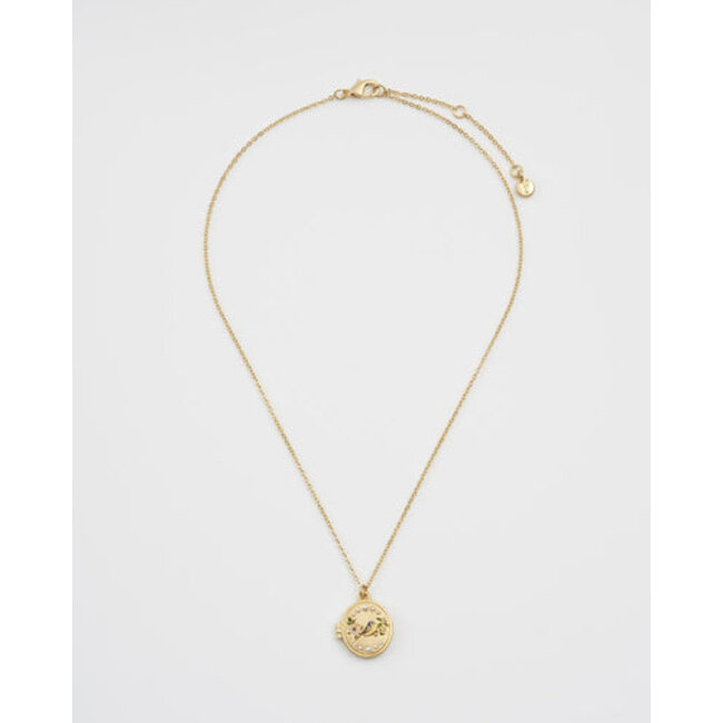 Fable England Blue Tit Locket