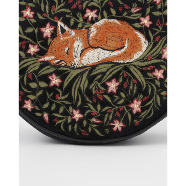 Fable England Sleepy Fox Circle Purse