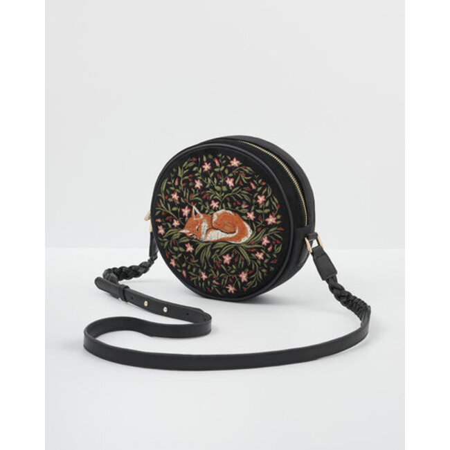 Fable England Sleepy Fox Circle Purse