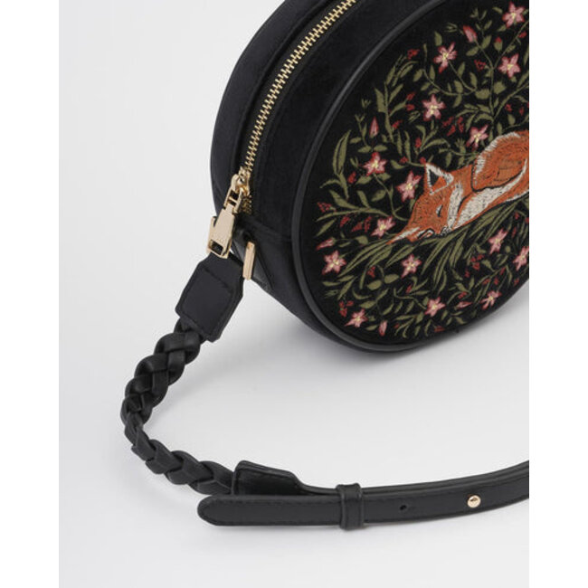 Fable England Sleepy Fox Circle Purse