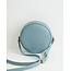 Fable England Chloe Circle Purse Embroidered Dormouse - Blue