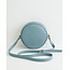 Fable England Chloe Circle Purse Embroidered Dormouse - Blue
