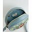 Fable England Chloe Circle Purse Embroidered Dormouse - Blue