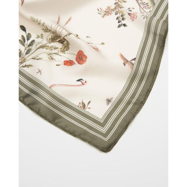 Fable England Wonderland Toile Silky Scarf