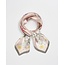 Fable England High Tea Narrative Ivory Square Scarf