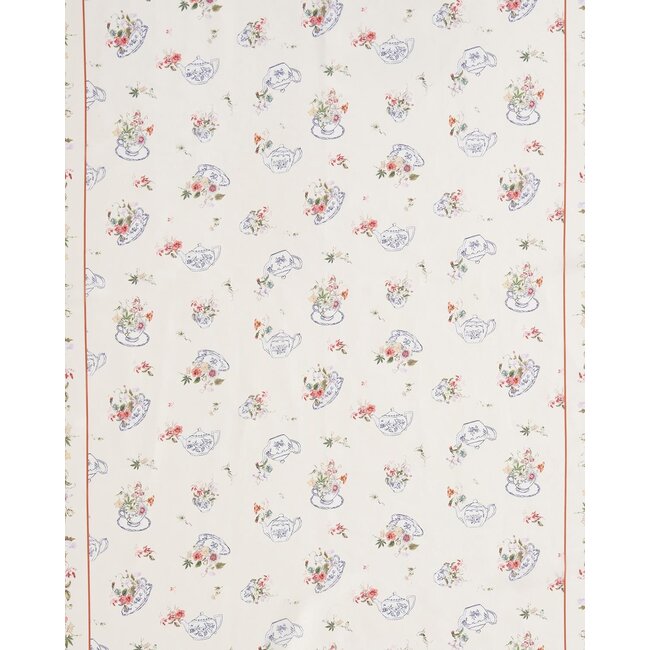 Fable England Cream High Tea Silky Scarf