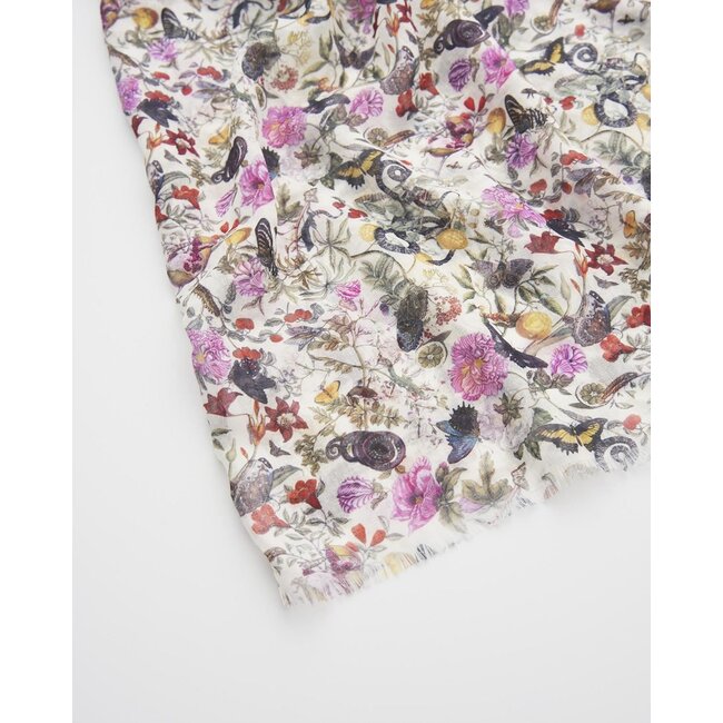 Fable England Floral Engravings Lightweight Scarf