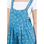 Luci - Floral Overalls in Blue