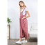 Luci - Floral Overalls in Pink