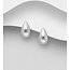 Sterling Sterling Tear Drop Studs