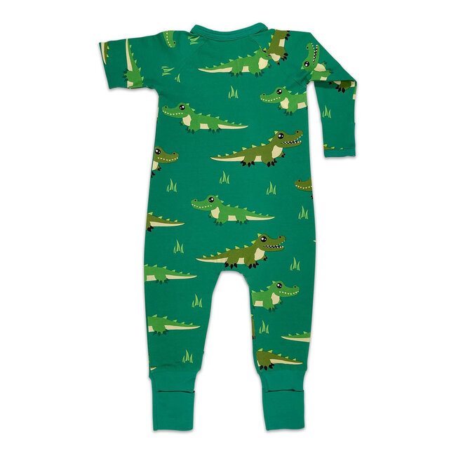 Crocodiles, Green Baby Pajamas