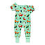 Foxes, Green Baby Pajamas