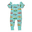 Corgi's Kayaking, Blue Baby Pajamas